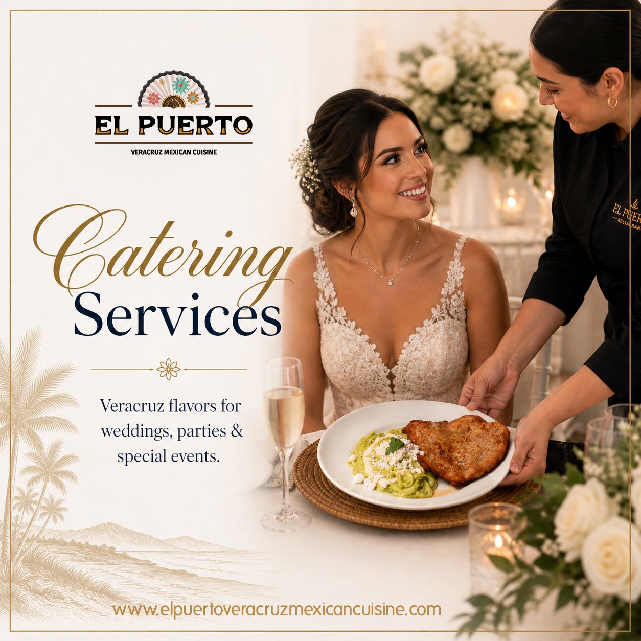 El Puerto catering — authentic Veracruz Mexican food for weddings, parties and events in Sandy, Utah